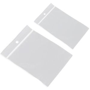 200x Plastic zakjes met gripsluiting 60 x 80 mm en 40 x 60 mm   -