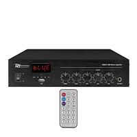 Power Dynamics PDM25 100V versterker 25W met Bluetooth, mp3 speler en radio