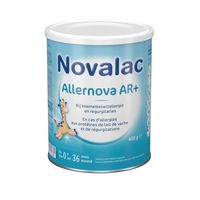 Novalac Allernova Ar+ Vervangingsmelk Bij Koemelkeiwitallergie En Reflux 0 Tot 36 Maanden 400g