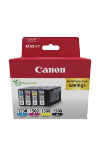 Canon Inktcartridge PGI-1500 BK/C/M/Y Multipack Origineel Combipack Zwart, Cyaan, Magenta, Geel 9218B006