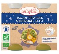Babybio Groenten erwten mais rijst 200 gr bio (2 st)