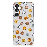 Doorzichtige Silicone Hoesje voor Samsung Galaxy A55 Dieren Emojis