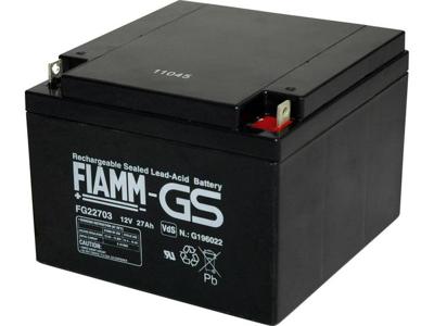 Fiamm Pb12-27-M5 Loodaccu 12 V 27 Ah Loodvlies (AGM) (b x h x d) 166 x 125 x 175 mm M5-schroefaansluiting Onderhoudsvrij, Geringe zelfontlading, Fiamm Pb12-27-M5 Loodaccu 12 V 27 Ah Loodvlies (AGM) (b x h x d) 166 x 125 x 175 mm M5-schroefaansluiting Onderhoudsvrij, Geringe zelfontlading,