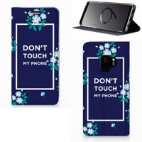 Samsung Galaxy S9 Design Case Flowers Blue DTMP - thumbnail