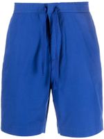 Officine Generale Joaquim drawstring-waist cotton shorts - Bleu