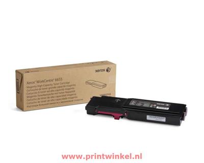 Xerox WorkCentre 6655, hoge capaciteits tonercartridge, magenta (7.500 pagina's)