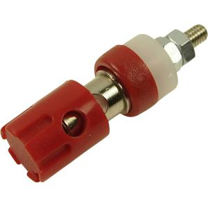 Cliff CL681560 Laboratoriumbus Bus, inbouw verticaal Stift-Ø: 4 mm Rood 1 stuk(s)