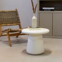 Salontafel Romy Beige Rond 50cm - Giga Meubel - thumbnail