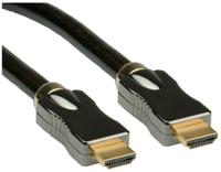 ROLINE HDMI Ultra HD Kabel met Ethernet, M/M, zwart, 1 m