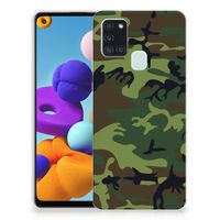 Samsung Galaxy A21s TPU bumper Army Dark