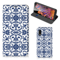 Samsung Xcover Pro Smart Cover Flower Blue