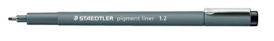 Fineliner staedtler pigment 308 1.2 mm zwart Fineliner staedtler pigment 308 1.2 mm zwart