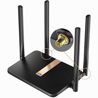Cudy LT500D AC1200 ontgrendelde 4G LTE-Modemrouter Met Simkaartsleuf, 1200 Mbps Mesh WiFi, Qualcomm-Chipset, Afneembare Mobiele Antennes, DDNS, VPN