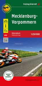 Wegenkaart - landkaart - Waterkaart Motorkarte Mecklenburg-Vorpommern