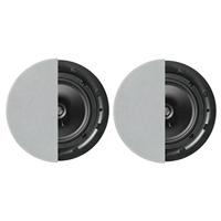 Q ACOUSTICS Q Install QI80C Professionele plafondluidspreker (20,3 cm, rond rooster), zwart