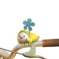 Winkee - Fietseend met windmolen, schattige fietsdecoratie, fietseendje, schattige bike-eend