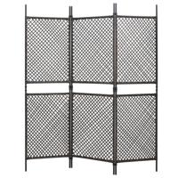 vidaXL Schuttingpaneel 1,8x2 m poly rattan bruin