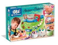 Clementoni | L'Atelier de Pottenbakkerij - Elektrische pottenbakkerstoren voor kinderen vanaf 7 jaar | Complete set met klei, verf, vormen en gereedschap | Creatieve handmatige activiteit | Artistiek