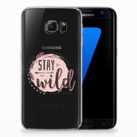 Samsung Galaxy S7 Edge Telefoonhoesje met Naam Boho Stay Wild
