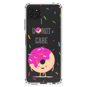 Samsung Galaxy A22 5G Beschermhoes Donut Roze