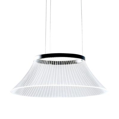 Martinellie Luce - 21002 PlissÃ¨ Striped Diffuser  Hanglamp Anthracite