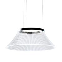 Martinellie Luce - 21002 PlissÃ¨ Striped Diffuser  Hanglamp Anthracite