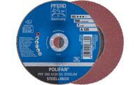 PFERD 67612185 PFF 180 A 120 SG STEELOX Lamellenschijf Diameter 180 mm Boordiameter 22.23 mm RVS, Staal 10 stuk(s) - thumbnail