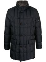 Moorer Morris double-breasted coat - Bleu - thumbnail