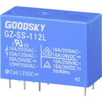 GoodSky GZ-SS-112L Printrelais 12 V/DC 20 A 1x wisselcontact 1 stuk(s) Tube - thumbnail