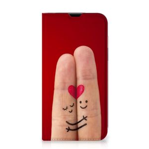 iPhone 13 Hippe Standcase Liefde - Origineel Romantisch Cadeau