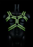 Body Harness - Glow in the Dark - Neon Green/Black - S/M - thumbnail