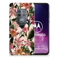 Motorola One Zoom TPU Case Flowers - thumbnail