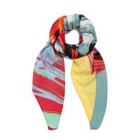 Desigual sjaal met all-over print multi