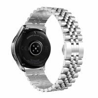 By Qubix - Stalen band - Zilver - Compatible met Xiaomi Redmi Watch 5 Active/Redmi Watch 5 Lite - Compatible Xiaomi bandje
