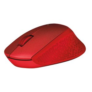 Logitech Mouse M330 Silent Plus Rood Draadloze Muis