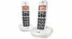 Doro PhoneEasy 100W - Duo DECT telefoon - Wit