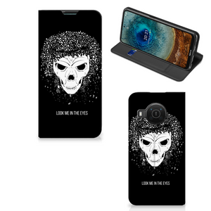 Mobiel BookCase Nokia X20 | X10 Skull Hair