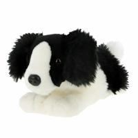 Keel Toys Knuffeldier Puppy Border Collie hond - zachte pluche stof - premium knuffels - 35 cm   -