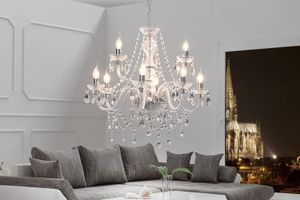 Elegante kroonluchter CRYSTAL 75 cm helder acryl 9-armige kroonluchter - 1283