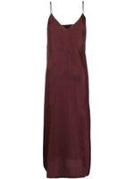 Róhe side-slits maxi slip dress - Rouge