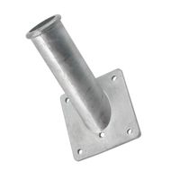 Vlaggenstokhouder / vlaggenhouder aluminium 30 mm