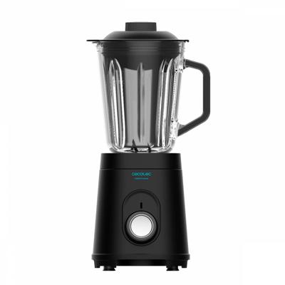 Cecotec Blender Titanium Messen 1000W - Smoothie maker met glazen kan - Pulse - Ijscrusher - Zwart Cecotec Blender Titanium Messen 1000W - Smoothie maker met glazen kan - Pulse - Ijscrusher - Zwart