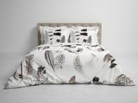 Heckett & Lane Heckett&Lane Damon Dekbedovertrek Wind Grey