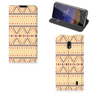 Nokia 2.2 Hoesje met Magneet Aztec Yellow