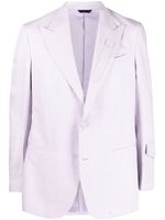 FENDI blazer boutonné à revers pointus - Violet