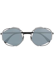 Mykita lunettes de soleil à monture géométrique - Noir