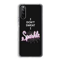 Sparkle quote: Sony Xperia 10 III Transparant Hoesje - thumbnail