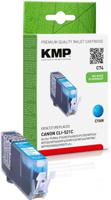 KMP Inktcartridge vervangt Canon CLI-521C Compatibel Cyaan C74 1510,0003 - thumbnail