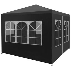 Partytent 3x3 m antracietkleurig