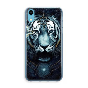 Darkness Tiger: iPhone XR Transparant Hoesje